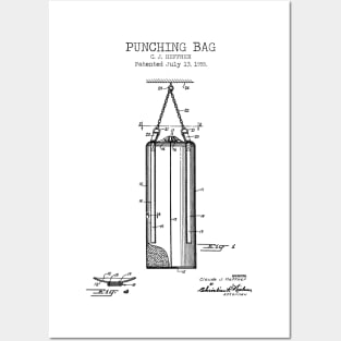 PUNCHING BAG patent Posters and Art